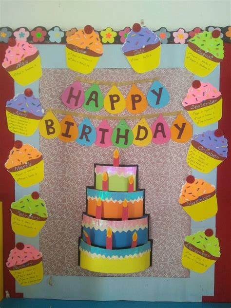 Birthday chart for preschool | Birthday chart for preschool, Birthday ...