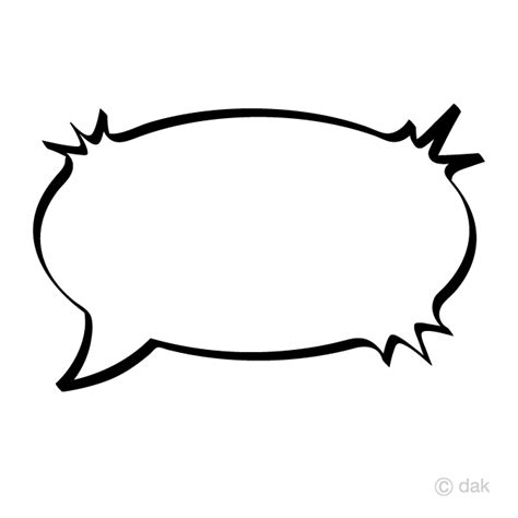 Comic Speech Bubble Clip Art Free PNG Image｜Illustoon