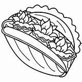 Gyro Food Outline Illustration Digital coloring Book Page Line Art  sketch template
