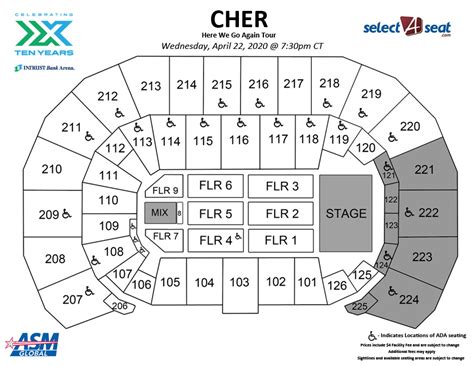 Intrust Bank Arena Seating Chart With Seat Numbers | Cabinets Matttroy