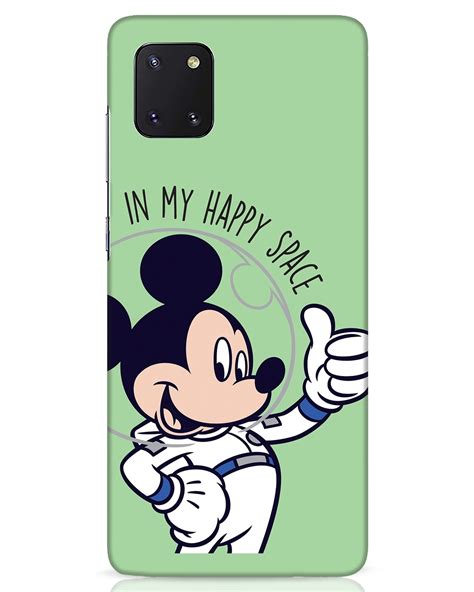 Buy Mickey Happy Space Designer Hard Cover for Samsung Galaxy Note 10 ...