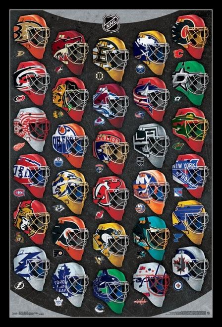 NHL - Masks 16 Poster Print - Item # VARTIARP14879 - Posterazzi