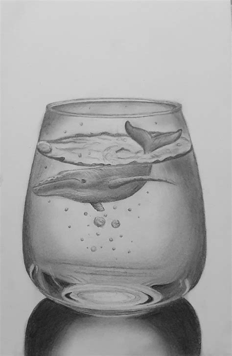 Graphite pencil drawing by me: the ocean is dying to get captured. : r/drawing