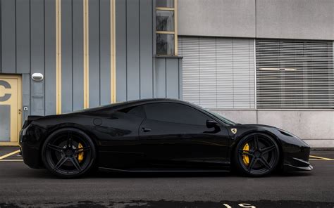 car, Ferrari, Ferrari 458, Black Wallpapers HD / Desktop and Mobile ...