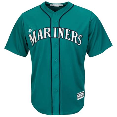 Majestic Seattle Mariners Northwest Green Cool Base Jersey