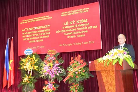 40th anniversary of Vietnam – Philippines diplomatic relations ...