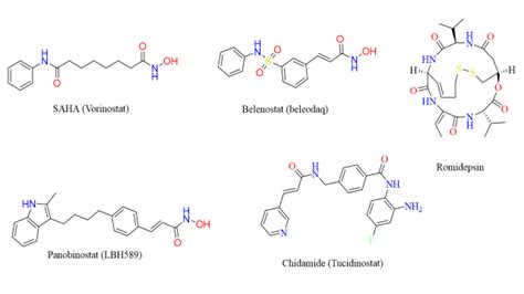 Structure of clinically approved HDAC inhibitor | Download Scientific ...