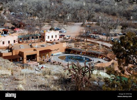 Ojo Caliente Hot springs New Mexico Stock Photo - Alamy