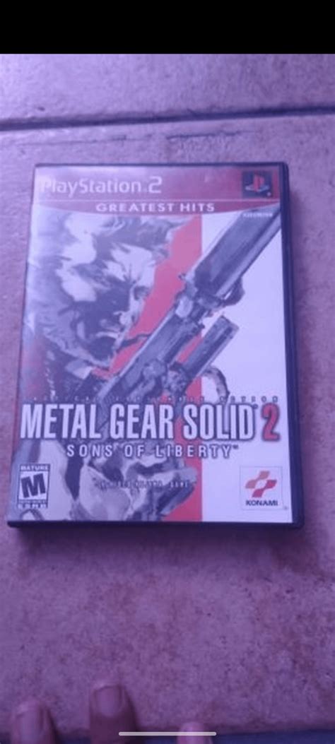 Here's a pic of my metal gear solid 2 game : r/metalgearsolid