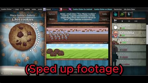 Cookie Clicker Speedrun (1m Cookies) - YouTube