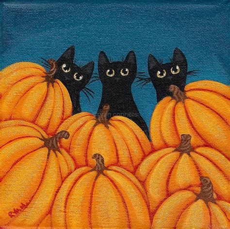 Black cats & pumpkins by Kilkennycat, via Flickr Halloween Chat Noir ...