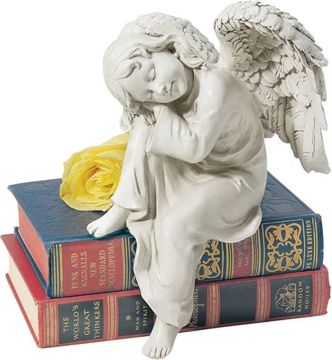 Amazon.com: XoticBrands 13" Little Child Angel Desktop Statue Sculpture ...