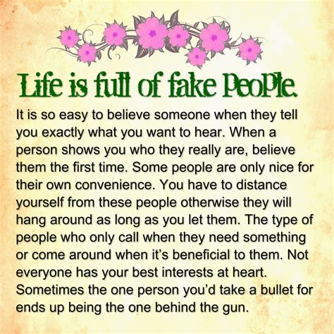 Awesomequotes4u.com: Life is full of fake people