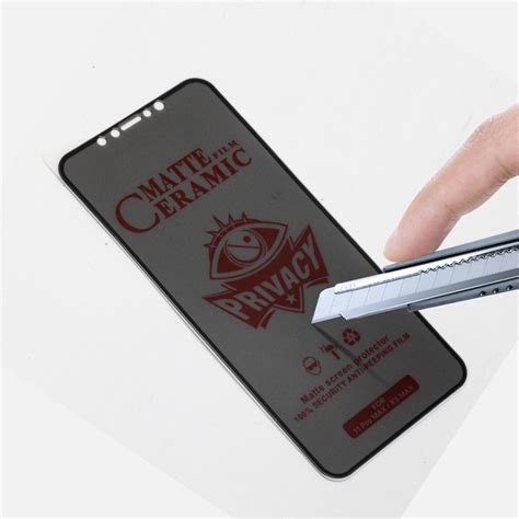 Factory direct nano ceramic film matte privacy screen protector For SAMSUNG IPHONE TECNO OPPO ...