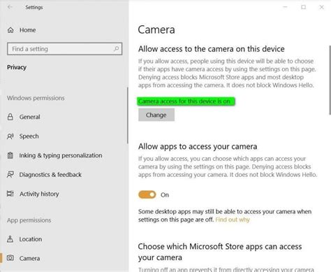 How to set up camera privacy settings in Windows 10 | TechRepublic