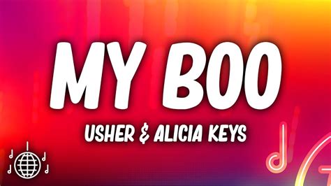 Usher - My Boo (Lyrics) ft. Alicia Keys - YouTube