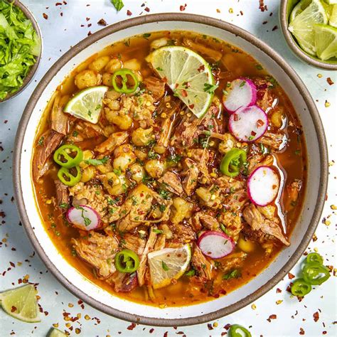 Pozole Rojo Recipe (Mexican Red Posole) - Chili Pepper Madness