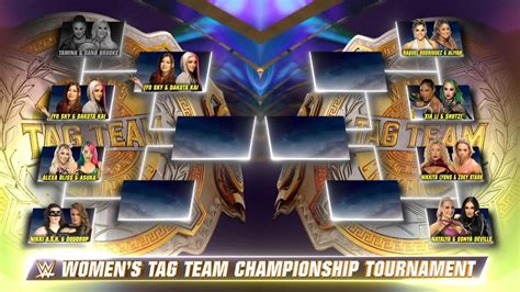 WWE Women's Tag Team Championship Tournament Bracket Unveiled