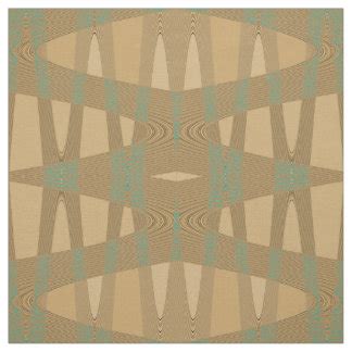 Blue Diamond Pattern Fabric | Zazzle