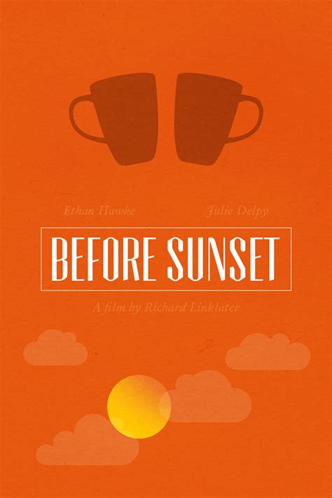 Alternative movie poster for Before Sunset by Chay Lazaro