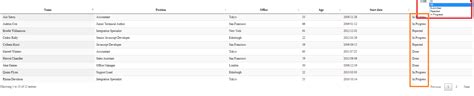 How to filter one column on table with datatable.js? - Stack Overflow