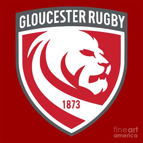 Gloucester Rugby Digital Art by Mandora Art | Fine Art America