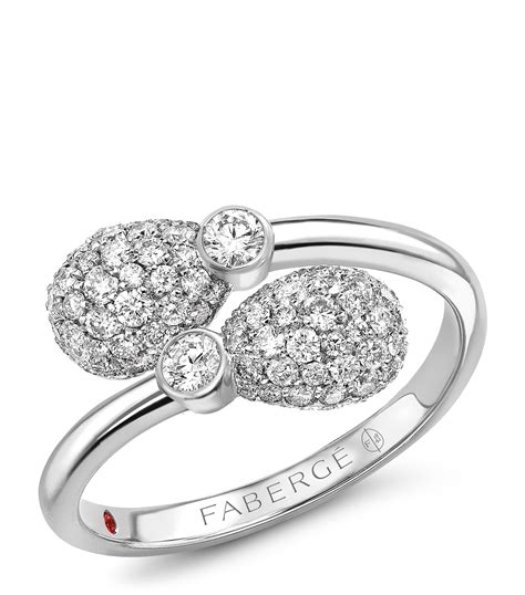 White Gold and Diamond Emotion Ring