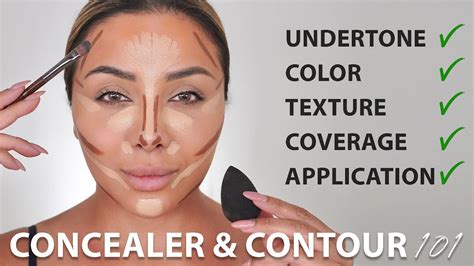 MAKEUP 101 CONCEALER AND CONTOURING | NINA UBHI - YouTube