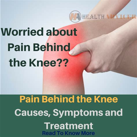 Pain Behind The Knee : Causes, Picture, Symptoms and Treatment