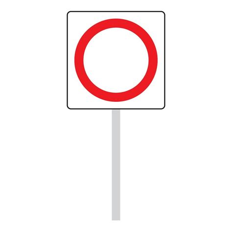 Traffic sign vector design 15937612 Vector Art at Vecteezy