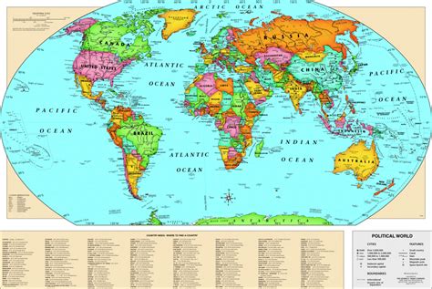 Printable World Maps With Latitude And Longitude And Travel Within ...