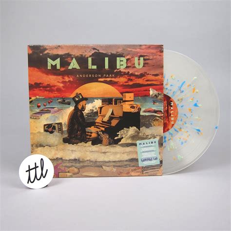 Anderson .Paak: Malibu (Clear Splatter Colored Vinyl) Vinyl 2LP - Turn – TurntableLab.com