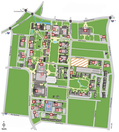 Belmont University Campus Map - Wynne Karlotte