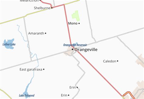 MICHELIN Orangeville map - ViaMichelin