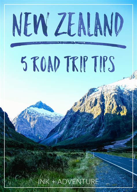 ink + adventure: 5 tips for your New Zealand road trip