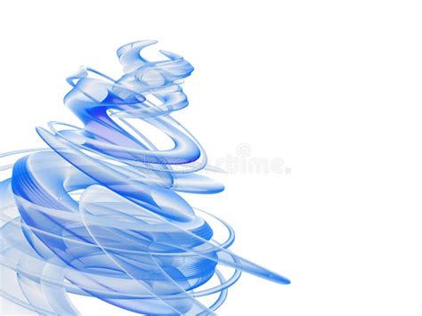 Abstract blue swirl stock illustration. Illustration of shapes - 2506979