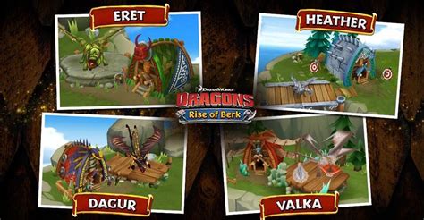 Heather, Dagur, Valka and Eret will get their own Viking House with their Dragon in the next ...