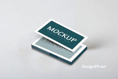 Clean business card mockup