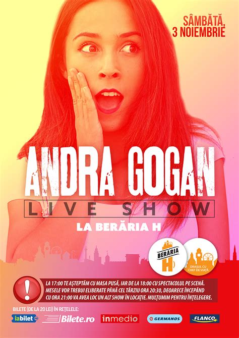 Andra Gogan - Live Show la Berăria H