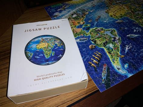 World Landmarks Map Jigsaw Puzzle, 1000 piece | #2106159390