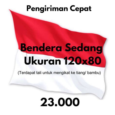 Jual bendera pusaka merah putih - Jakarta Timur - Bendera Indonesia 45 | Tokopedia