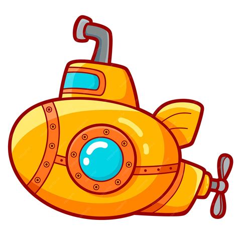 Cartoon Submarine Clipart