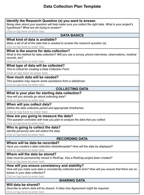 How to Write a Data Collection Plan (Templates Included)