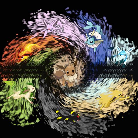 Pokeboll eevee evolution by luncaster3 on DeviantArt