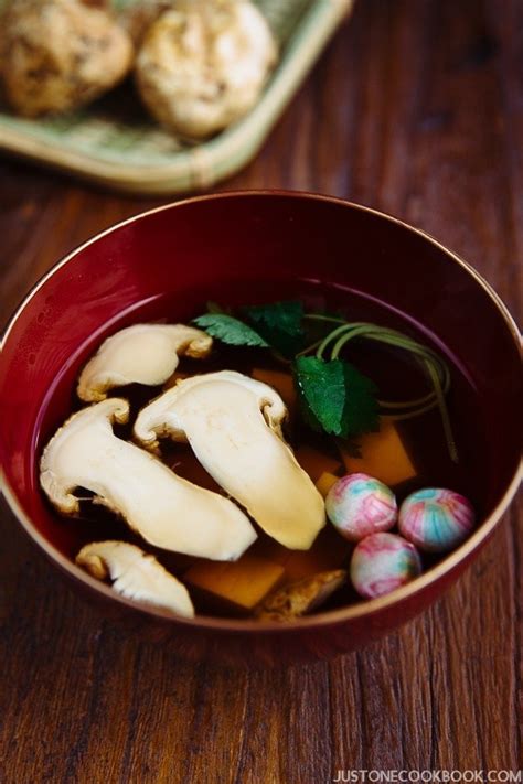 Matsutake Soup • Just One Cookbook