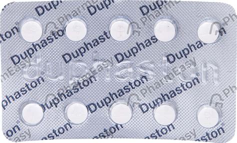 Duphaston 10 MG Tablet (10) - Uses, Side Effects, Dosage, Composition & Price | PharmEasy