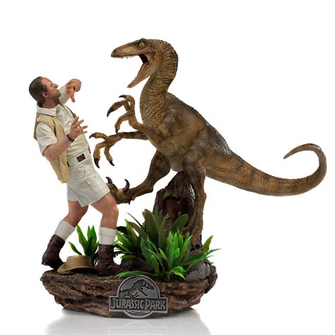 "Clever girl" scene from Jurassic Park made into a grand statue | , Reviews, Interviews ...