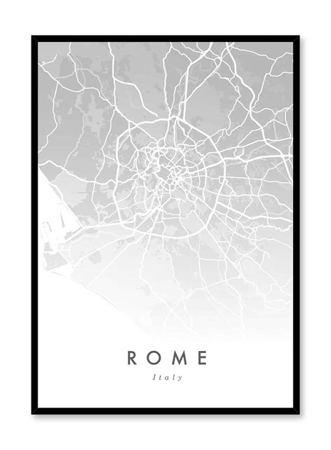 Rome Map | Shop Posters & Prints Online at Opposite Wall