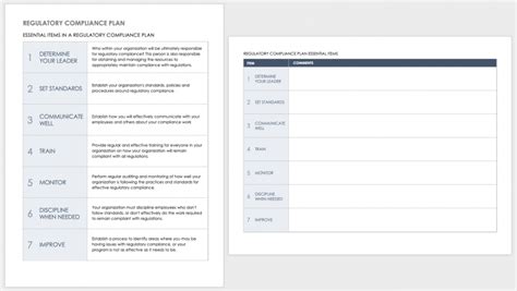 Compliance Plan Template For Healthcare