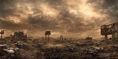 post apocalyptic wasteland, photorealistic, high | Stable Diffusion